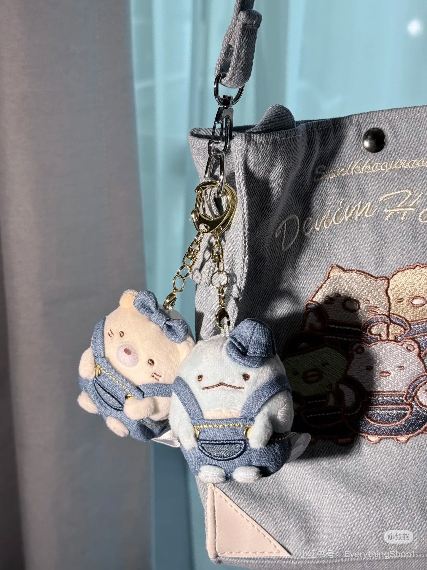 Sumikko gurashi｜Kurashiki Denim House Mascot Holder /Plush Keychain