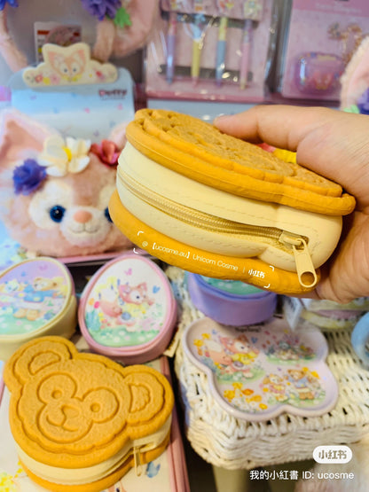 【会有补货，限购1】Disney迪士尼｜2024东迪春日复活节限定duffy达菲黄油夹心饼干零钱包挂件/包挂