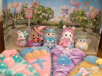 SylvanianFamilies森贝儿家族｜Royal Princess Set超豪华皇家公主系列站宝小鼻嘎套组5703