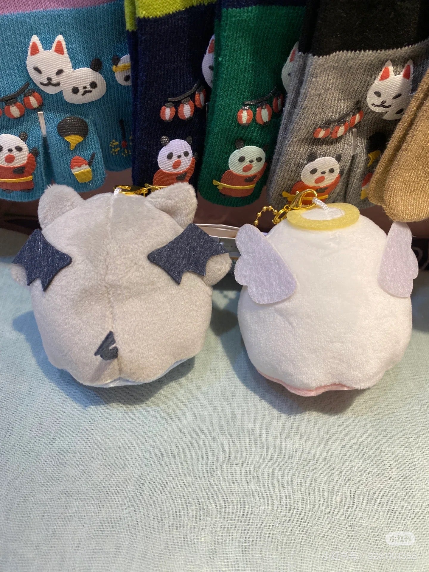 Nico Nui｜幽幽家族磁吸毛绒玩偶挂件/包挂/1对｜约H140×W130×D70