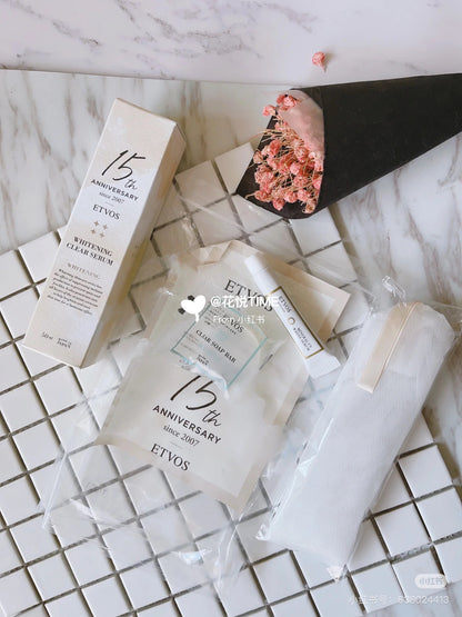 Etvos｜15th Anniversary Medicinal Whitening Clear Serum Kit｜50ml