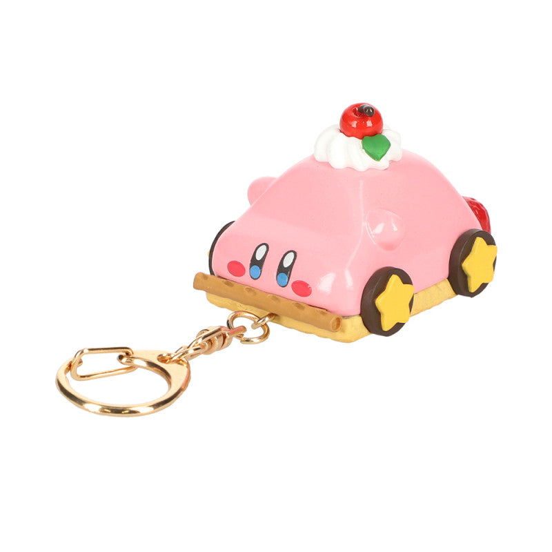Kirby｜限购款/cafe商店限定草莓蛋糕小汽车钥匙扣/钥匙圈/包挂｜40 x 42 x 55 mm