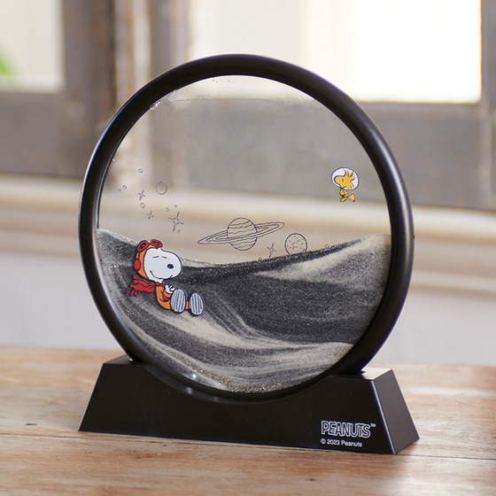 Snoopy史努比｜PEANUTS Snoopy PN Sand Picture Astronauts｜H7.4 x W7 x D1.5
