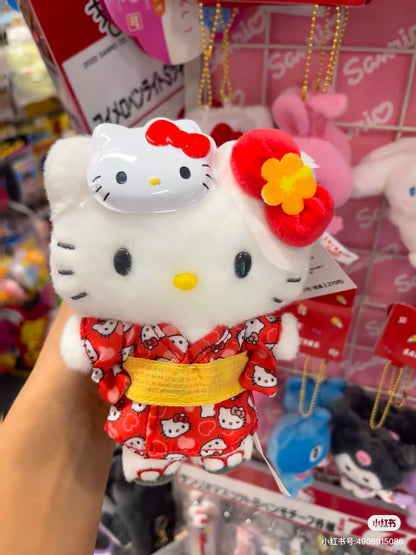 【limit 1】Sanrio｜Summer Festival Mascot Holder /Plush Keychain｜10×6.5×14cm approx.