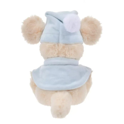 Disney迪士尼｜Plush Toy (S）/ White Pooh Fruit Latte Color Cape 东迪冬日限定水果拿铁色睡衣睡帽斗篷系列可爱角色坐姿毛绒玩偶/公仔/S号｜约28×17×19cm