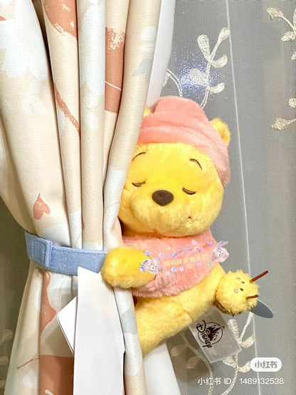 Disney SH｜winnie the pooh居家维尼/晚安睡帽噗噗窗帘绑/窗帘挂/也可戴在手臂上｜约20cm