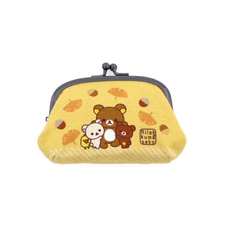 Rilakkuma轻松熊｜茶房限定大款口金包｜约W120×H90(mm)