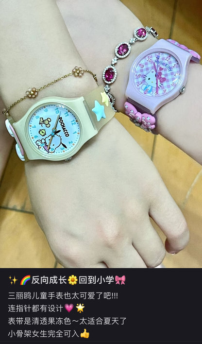 Sanrio｜ Rubber Watch｜3.3×1×4cm approx.