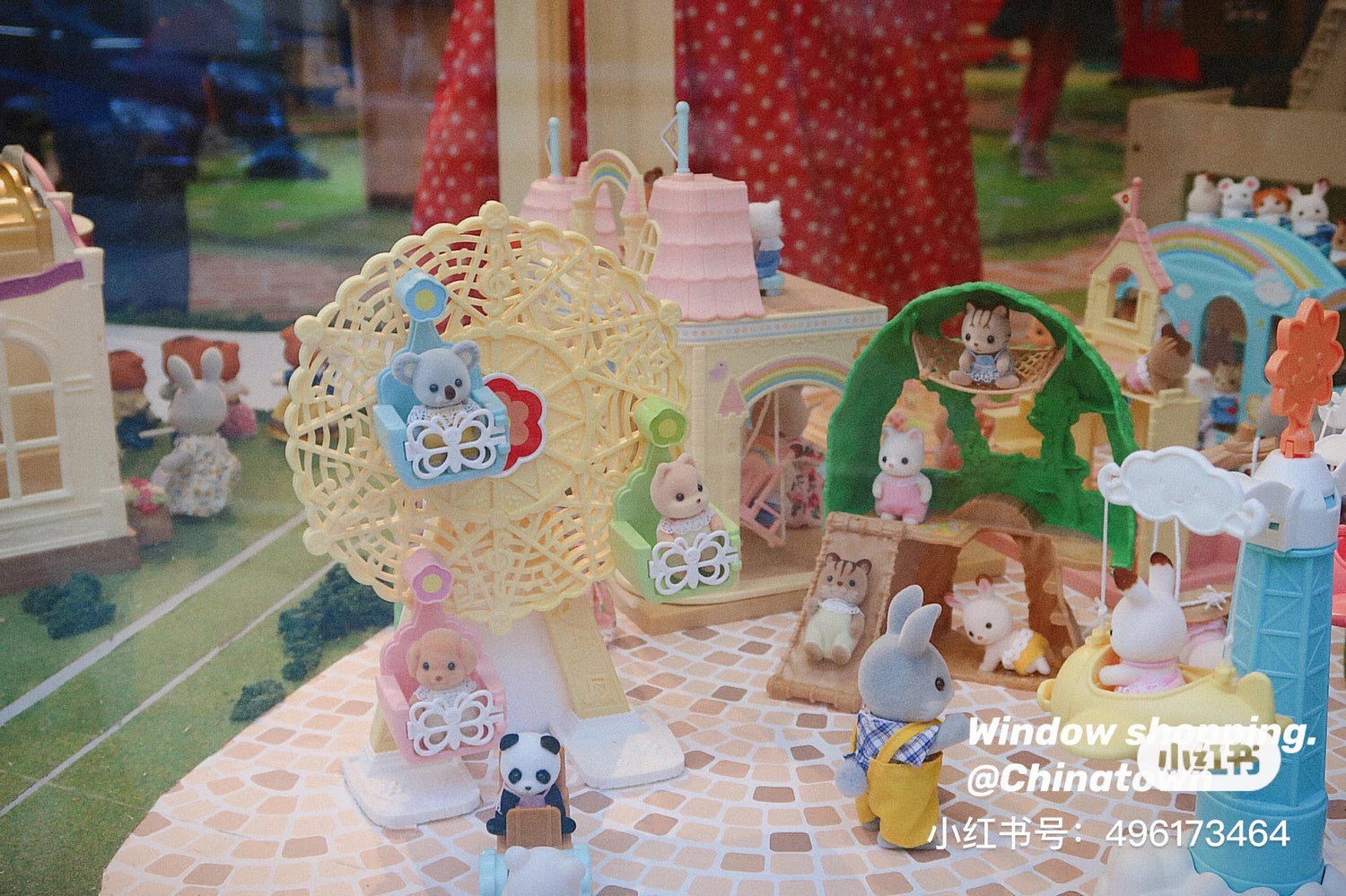 SylvanianFamilies森贝儿家族｜Baby Ferris Wheel-Poodle贵宾犬+摩天轮套组/玩具/过家家5333