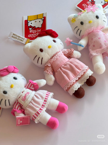【limit 1】Sanrio｜Hello Kitty 50th Anniversary Limited Edition Long leg Suit Mascot Holder /Plush Keychain