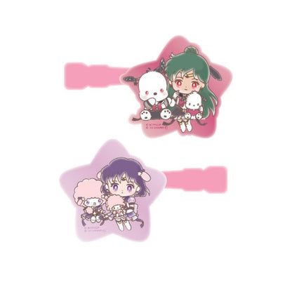 Sailor moon｜50周年剧场版美战 x Sanrio联名Hello Kitty/水冰月刘海夹/前发夹/发卡｜2枚入