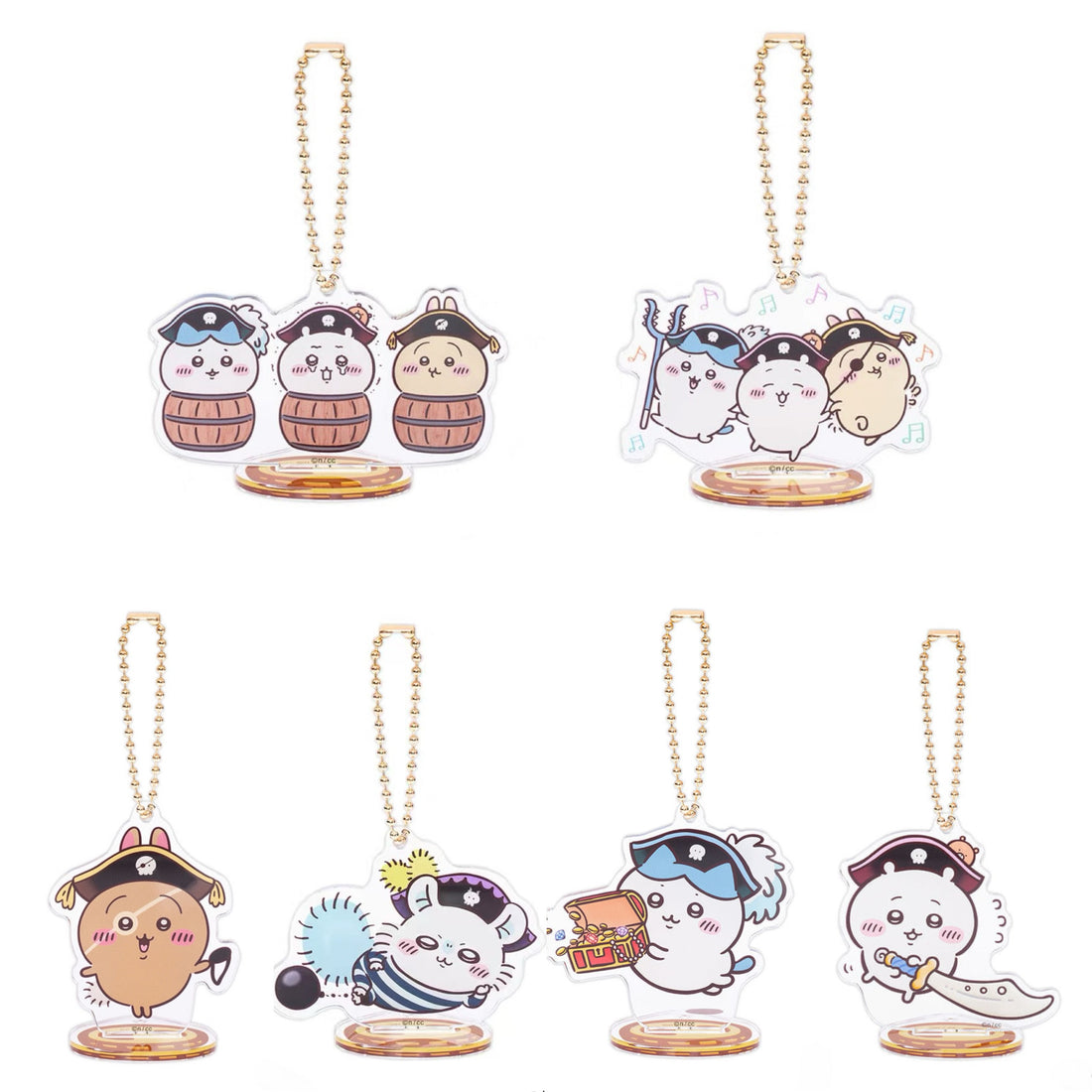 Chiikawa 吉伊卡哇|台场冒险王系列海盗立牌钥匙扣