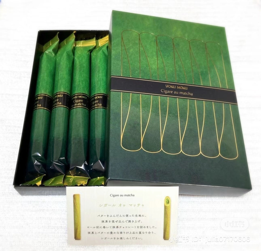 Yoku Moku｜抹茶限定手工黄油雪茄蛋卷双拼礼盒/曲奇礼盒/零食/饼干｜5枚入【24.09.04】