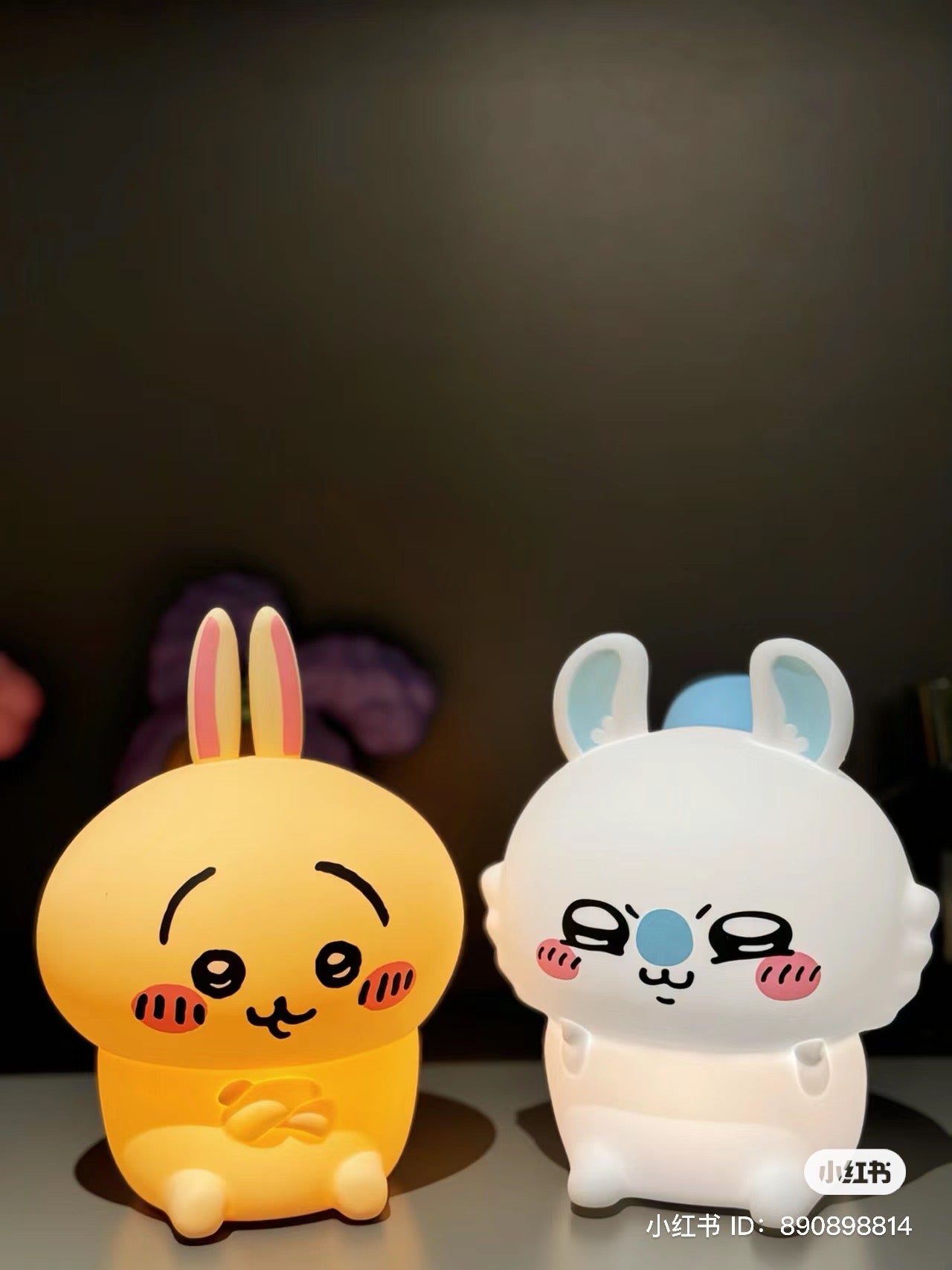 Chiikawa 吉伊卡哇｜柔软可捏捏硅胶质地柔和小夜灯/4档亮度切换/USB充电式/可无线