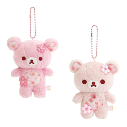 Rilakkuma｜Sakura Cherry Blossom Mascot Holder /Plush Keychain｜125×105×65mm approx.