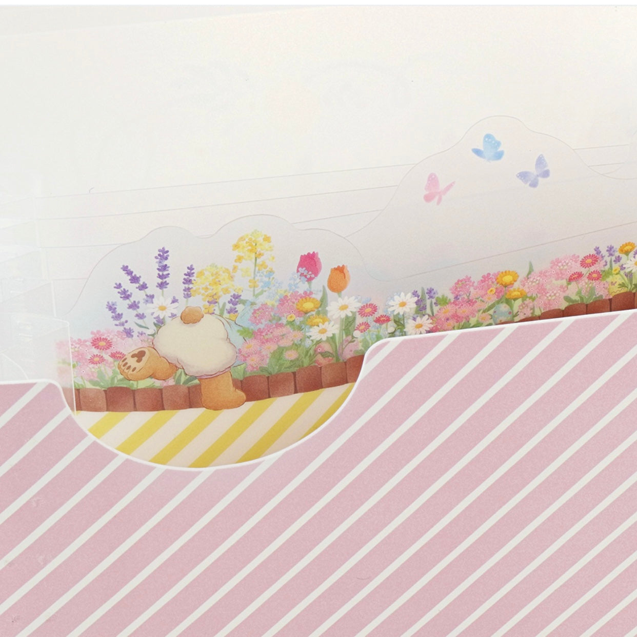 Disney迪士尼｜2024东迪春日复活节限定多卡位文件夹/图案内页/图案书签｜約纵24×奥行3×横さ32cm