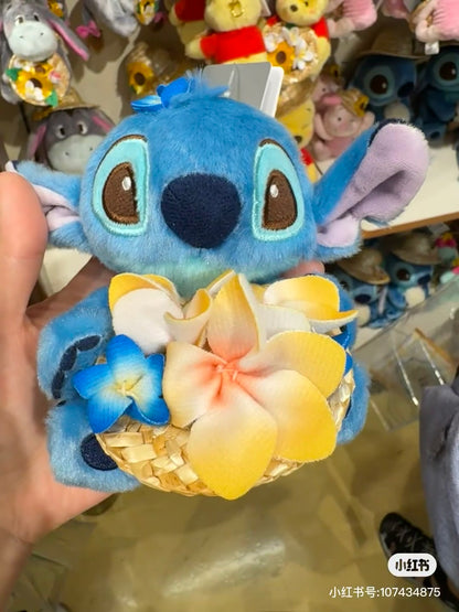 Disney｜2024 Winnie the Pooh草帽系列挂件｜約高さ14×幅9.5×奥行き11.5cm