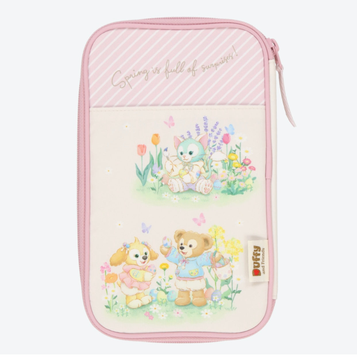 Disney迪士尼｜2024东迪春日复活节限定多功能收纳包/护照夹/手帐包/前后内里都可爱｜約22×13cm