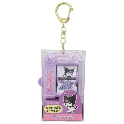 Sanrio｜flip book Keychain/Keyring｜W5.6cm x H5.8cm x D3.3cm approx.