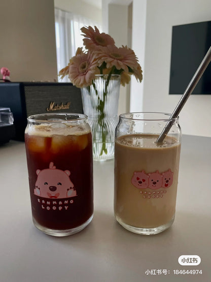Loopy小海狸｜露比情侣对杯/闺蜜水杯/咖啡杯/牛奶杯｜1对