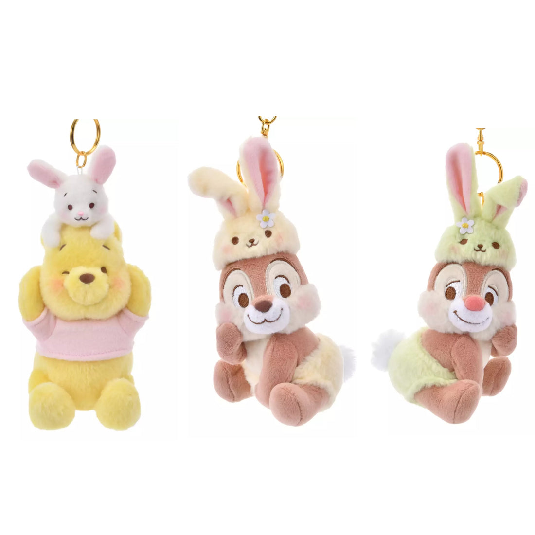 Disney｜Spring Style x Winnie thePooh Plush Dolls/Plush Toy｜ 19.5 x 9.5 x 9cm approx.