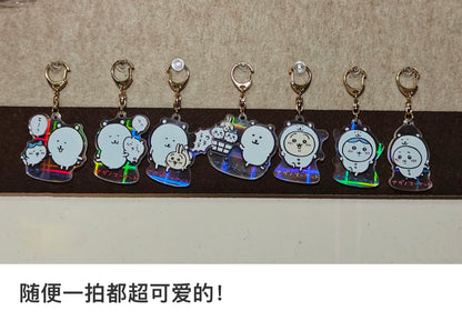 Nagano｜Market Hologram AcrylKey ring/Keychain｜ H60×W60×D30mm Approx.