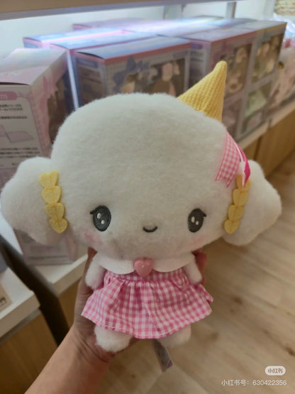 Sanrio｜Cogimyun 10th Anniversary Gingham Heart Ice Cream Plush Dolls/Plush Toy｜21×24×11cm approx.