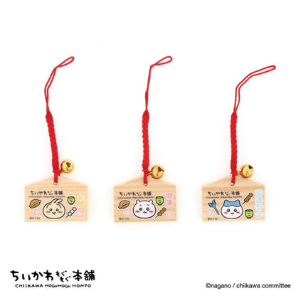 Chiikawa 吉伊卡哇｜京都伏见稻荷限定绘马木牌御守铃铛挂件