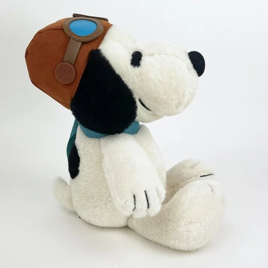 Snoopy史努比｜毛茸茸飞行员史努比公仔/玩偶｜约23cm×23cm×28cm