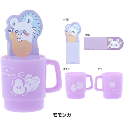 Chiikawa 吉伊卡哇｜可爱小杯子便签｜共2种/各20枚