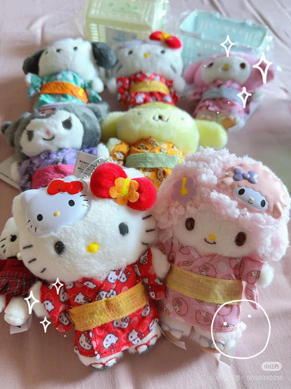 【limit 1】Sanrio｜Summer Festival Mascot Holder /Plush Keychain｜10×6.5×14cm approx.