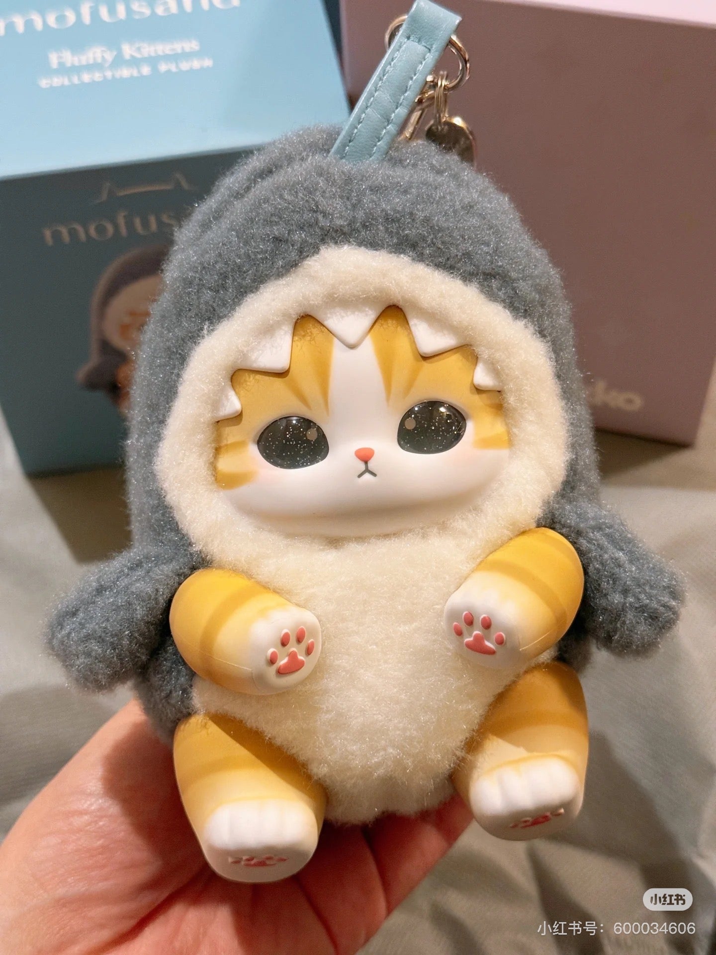 【limit 2】Mofusand｜Kiramekko Fluffy Kittens Plush Keychain mystery bag/blind box/All 6 types｜1pcs