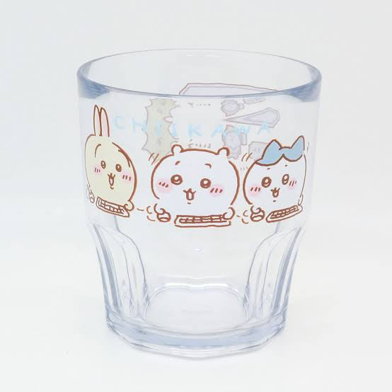 chiikawa|可爱耐摔角色透明树脂杯/杯子/洗碗机/干燥机可用|300ml