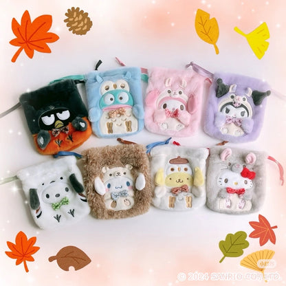 Sanrio三丽鸥｜ Secret Purse/Forest Small Animals Blind Box秋日森林小动物系列巾着盲盒/全8种｜1枚入