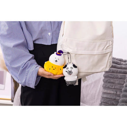 Nagano嘲讽熊｜Characters Pumpkin Nagano Bear Mascot万圣节南瓜装白熊毛绒挂件/包挂｜约H130 x W105 x D100mm