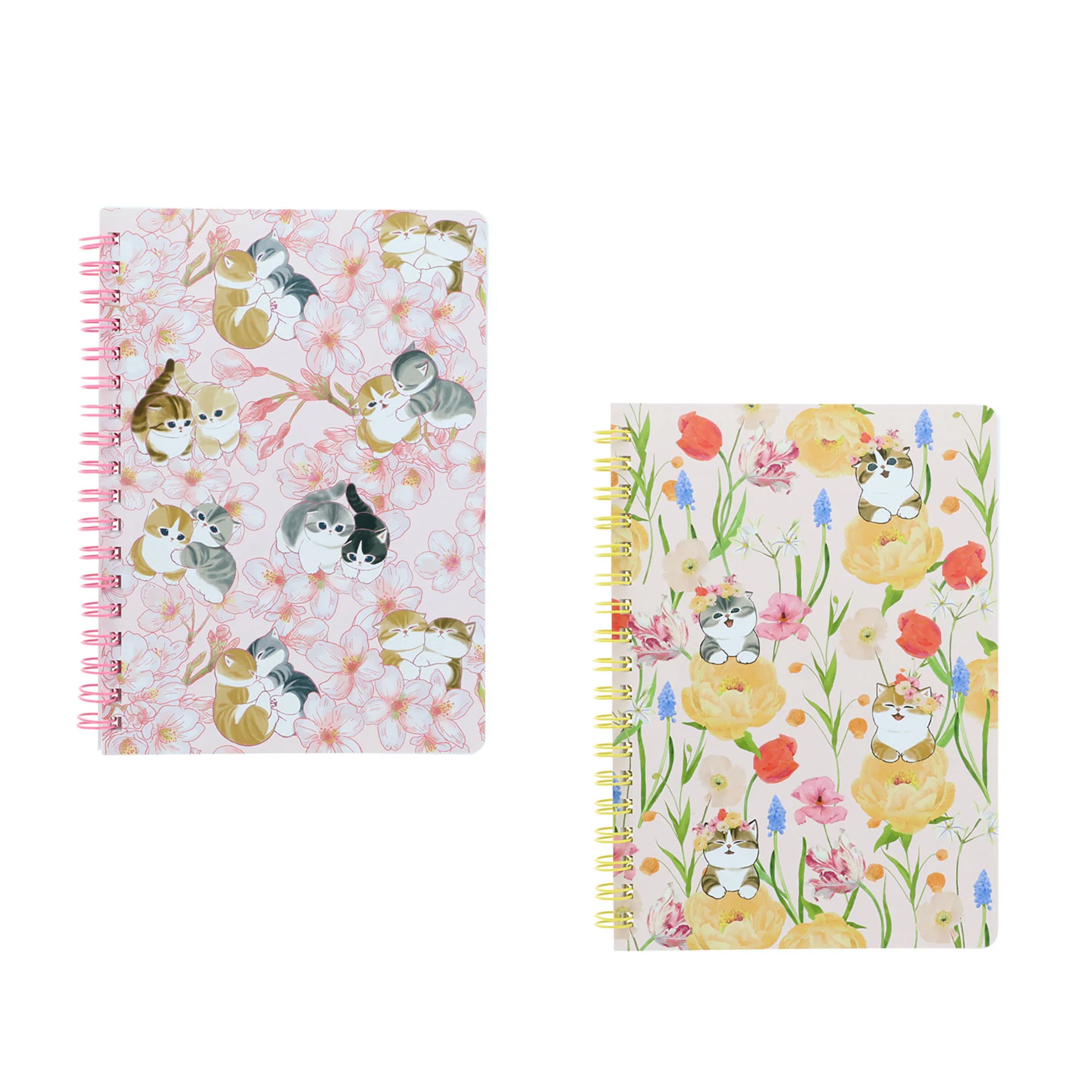Mofusand｜Hibiya Kadan Mini Double Ring Notebook B6｜60 pages
