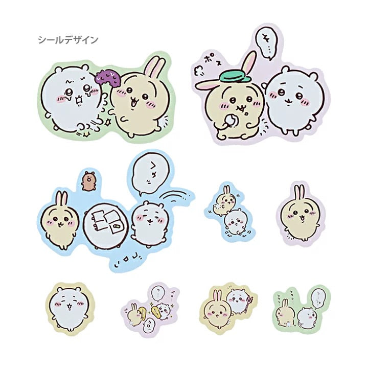 Chiikawa 吉伊卡哇｜可爱角色集合贴纸｜18枚入