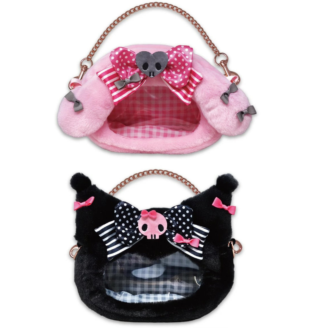 Sanrio｜My Melody 50th &amp; Kuromi 20th Anniversary Hand Pouch｜ H15cm×W20cm aprrox