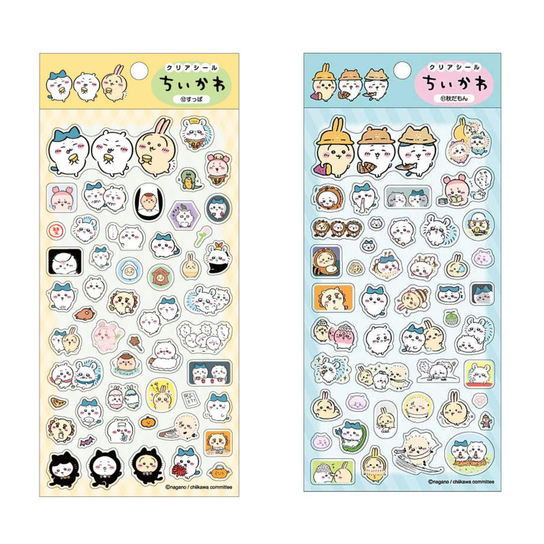 chiikawa｜Transformation Dress-up Playing Stickers｜90×150×1.5mm approx.