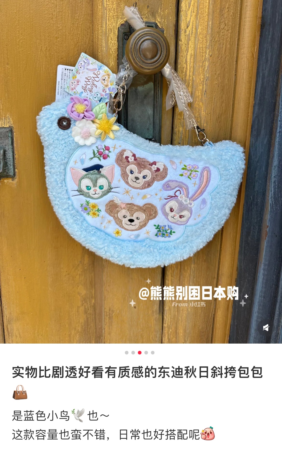 Disney｜Duffy &amp; Friends&quot;Wishing Wings&quot; Collection Shoulder Bag
