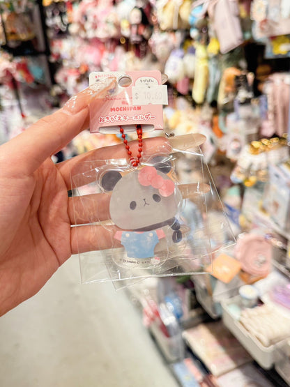 Sanrio｜Mochimochi Panda Acrylic Keychain｜65×65×3mm approx.