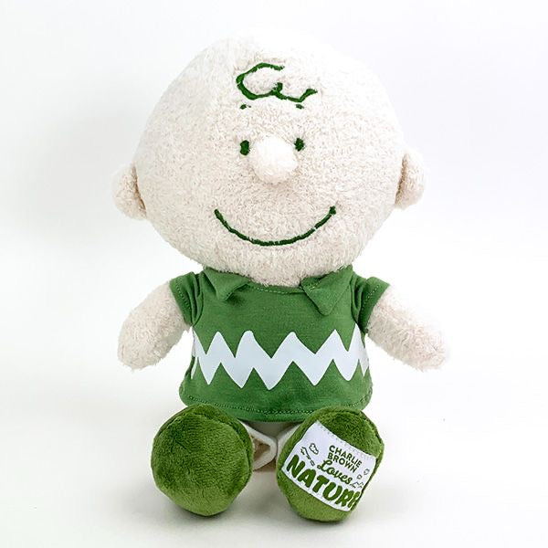Snoopy｜Loves Nature爱护自然系列/超好摸绿色查理布朗玩偶/公仔/脚底有特别系LOGO｜约20cm×17cm×24cm