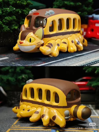 Tomica｜Takara Tomy Dream Tomica Full of Ghibli 01 My Neighbor Totoro Catbus 多美卡 × 吉卜力宫崎骏《龙猫》巴士玩具车模型/摆件｜长约40mm