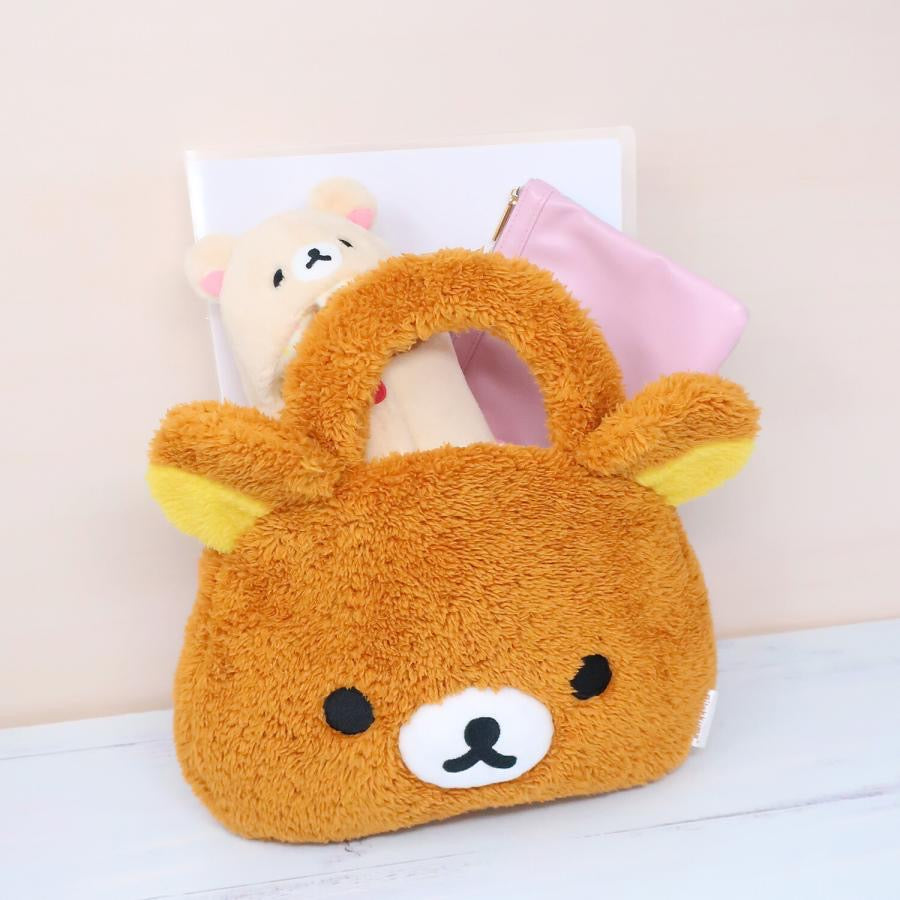 Rilakkuma轻松熊｜轻松熊系列毛绒手提包｜约W28×H29cm