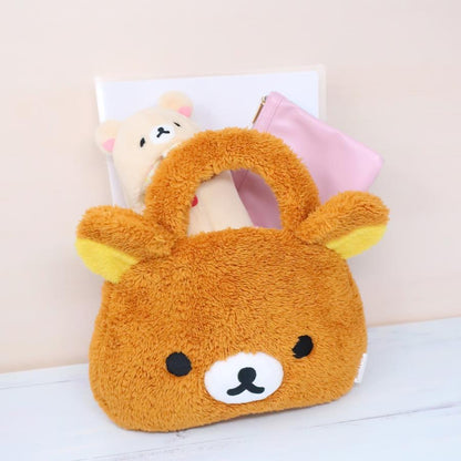 Rilakkuma轻松熊｜轻松熊系列毛绒手提包｜约W28×H29cm