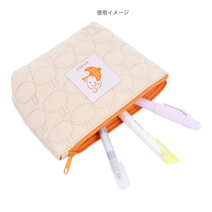 Chiikawa 吉伊卡哇｜布制船形化妆包/收纳包｜约W125×H100×D10mm