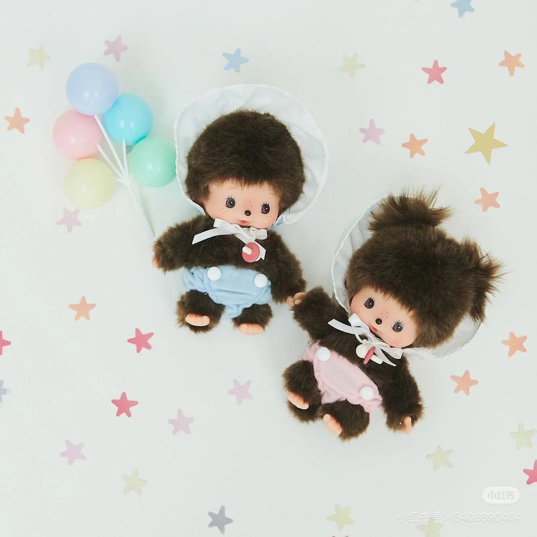 Monchhichi|Bebichhichi Plush Doll|S/13 x 8.7 x 6.2 cm approx.✔️