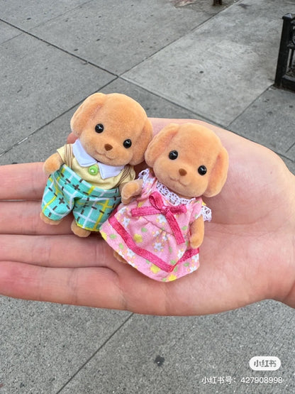 SylvanianFamilies森贝儿家族｜Toy Poodle Family贵宾犬家族系列套组/玩具/过家家5259