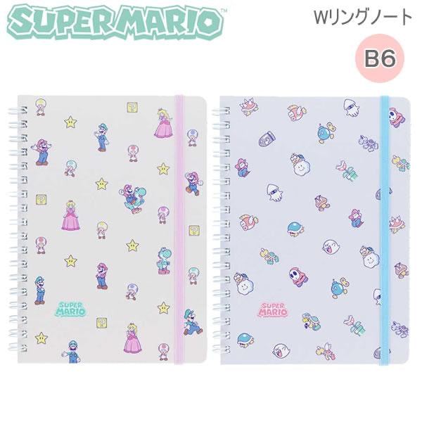 Nintendo｜Super Mario Brothers  B6 Ring Notebook｜60 pieces