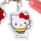 Sanrio｜Crayon shin-chan蜡笔小新联名Hello kitty和蜡笔小新钥匙扣｜3.5 x 0.3 x 4.3 cm & 4 x 0.3 x 4.5 cm